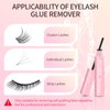 Lash Remover for Lash Extensions 5ml, Eyelash Glue Remover Self-Use at Home DIY Eyelash Extension Remover Non-irritating Soothing Oil Texture Lash Clusters Clear Remover PITHER