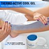 SlimSpa Cyro-Slim Cold Gel - Skin Firming & Tightening Cryo Gel Solution With Menthol & Green Tea - Targets Cellulite On Tummy, Legs, Butt - Promotes Fluid Drainage - 16oz