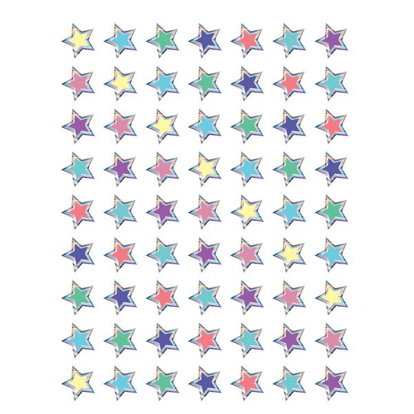 Teacher Created Resources Iridescent Colorful Stars Mini Stickers