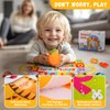 ARCTURINE Baby Soft Alphabet Set, Sensory Toys for Babies Includes 26 Cloth Learning Toys, Washable Soft Crinkle and Foldable Storage Mat, Play Mat for Babies 6-12 Months