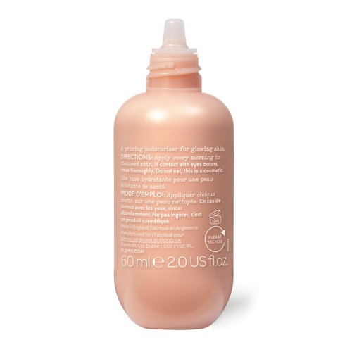 ELEMIS Superfood Glow Priming Moisturizer, 60ml – Prebiotic, Silicone-Free Face Moisturizer Primer, Multitasking Formula, Daily Moisturizer, Hydrating Primer & Brightening Highlighter for Radiant Skin