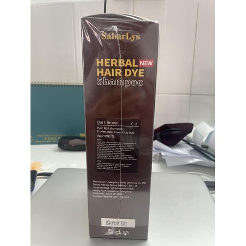 Instant Hair Dye Shampoo 3 in 1,Hair Dye Shampoo for Gray Hair Coverage-Herbal Ingredients Hair Color Shampoo,Black Hair Dye-Long Lasting-Coloring in Minutes for Women Men (Dark Brown)