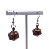 Gnomish Copper Mini Metal Earring Polyhedral 10mm Ioun Stones by Norse Foundry | RPG Math Games DND Pathfinder