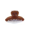 Generic Extra small mini acrylic hair claw clip for fine, thin hair (Primary color: Burgundy), 1 Count (Pack of 1)
