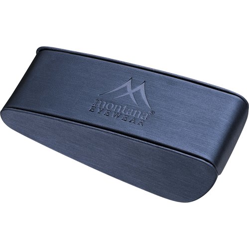 Montana Designer Metal Folding Reading Glasses in Navy w/Case +3.5