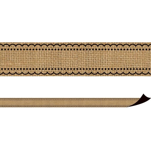 Teacher Created Resources Burlap Magnetic Border (TCR77391)