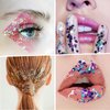Teenitor Glitter, Holographic Chunky Glitters and Fine Glitters, Body Glitter for Nails, Face Glitter Assorted Glitter, Festival Glitter for Nail Face Hair Body, Glitter for Resin Tumblers, 16+16pcs