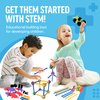 STEM Master - Educational Building Blocks Kit, 176 Pieces, Ages 4-8, Easter Basket Stuffers Gifts for Kids