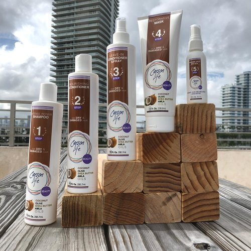 Carson Life Nourishing Conditioner for Dry or Damaged Hair - Repair Conditioner for Color Treated Hair - Sulfate and Paraben Free - Coconut, Olive and Amla Oils, Shea Butter (Single)