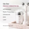 Glow Rose Conductive Gel for Face - Hyaluronic Acid, Collagen, Vitamin C, Microcurrent and Radio Frequency Gel Conductor for Youthful Skin - Conductive Gel for Microcurrent