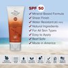 Absolutely Natural SPF 50+ Mineral Sunscreen Lotion - Anti-Aging Sunblock for Body & Face, Made with Rose Hips, Aloe, Zinc Oxide and Other Cruelty Free and Reef Safe Ingredients - Made in USA