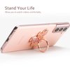 Allengel Cute Bee Phone Ring Grip Holder, Bling Phone Ring Holder Finger Kickstand Grip Compatible with iPhone and Android Phone Cases (Rosegold)