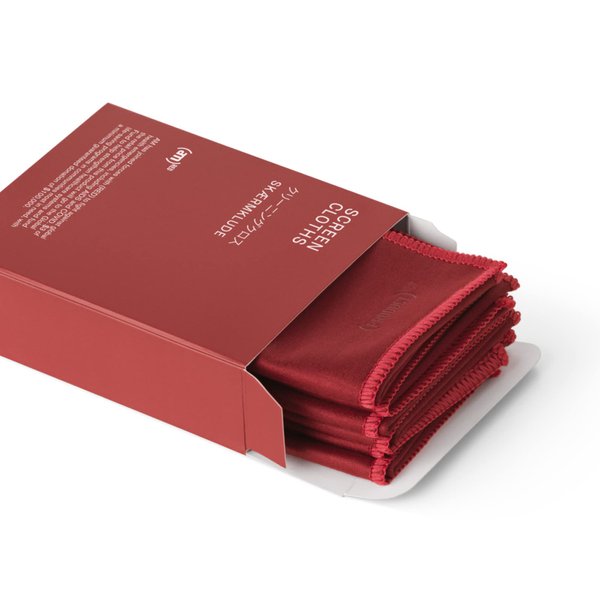 am (Product) RED x Microfiber Cleaning Cloth, 3-Pack, Get Clean, Microfiber Cloth for Car Screens, Wearables, Glasses, Phones, Tablets and Laptops | Portable and Eco-Friendly