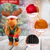 Gfilay Twerking Rudolph The Red-Nosed Reindeer Animated Plush Toy Christmas Singing and Dancing Stuffed Animals for Kids