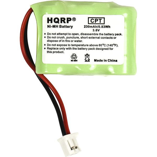 HQRP Battery Compatible with Dogtra Kinetic 20AAAAH3BMX Replacement fits 7000M Remote Controlled Dog Training Collar Receiver