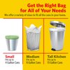 Glad Trash Bags, OdorShield Small Drawstring Garbage Bags - Febreze Sweet Citron & Lime - 4 Gallon