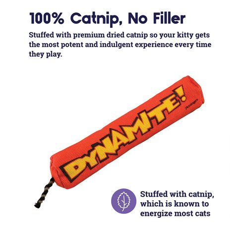 Catstages Green Magic Dynamite Stick Catnip Cat Toy