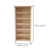 BESPORTBLE 1: 12 Scale Miniatures Dollhouse Bookshelf, Mini Bookshelf for Dolls Mini Wooden Bookcase Display Shelf Bookshelf 6 Floors Dollhouse Bookshelf Dollhouse Furniture Accessories