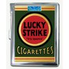 Vintage Lucky Strike Green Pack Cigarette Case Lighter Wallet Card Holder