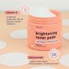 SpaLife Love & Light Radiating Toner Pads – for Uneven Skin Tone, Dark Spots & Discoloration, Clogged Pores, Dullness with Vitamin C, Niacinamide – Toner Pads for Face, Face Pads, Pre-Soaked Pads