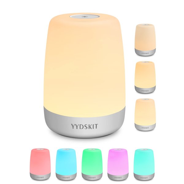 YYDSKIT Night Light,Baby Night Light for Kids,Nursery Nightlight for Breastfeeding,Rechargeable Touch Night Lamp,Portable Nursing Lamp,Soft &Warm Light for Newborn,3 Timers,Up to 200H