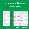 Big Dot of Happiness Bachelorette Temporary Tattoos for Women, Future Mrs. Bachelorette Tattoos, Bride's Besties Tats, Bridal Shower Favors, Pink Bachelorette Party Supplies, 12 Sheets