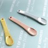 15 Pieces Mini Metal Cosmetic Skincare Spatula,YuCool Mini Reusable Mask Facial Scoop,for Facial Cosmetic for Face Mask Cream(3 Colors)