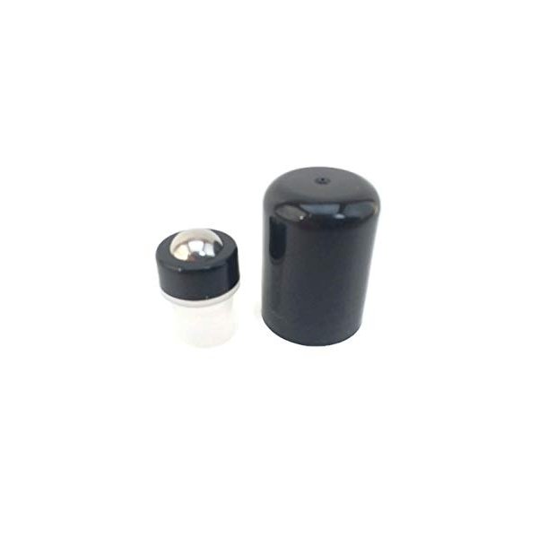 Essential Oil Roller Inserts for 5 and 15ml Essential Oil Bottles. Pack of 8 Stainless Steel Leak Proof with removable snap ring Roller Tops. Great for Oils, Blends, and DIY.