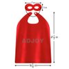 ADJOY Kids Superhero Capes and Masks for Birthday Party - Child Party Capes Bulk Pack of 28 Pcs (14 Sets)