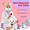 Veitch Fairytales Pet Care Play Set Doctor Kit for Kids & Toddlers, Veterinarian Kit Vet Pretend Play Set & Doctor Costume for Kids, Toy Medical Kits Doctor Playset Gift for 3+ Year Old Boys Girls