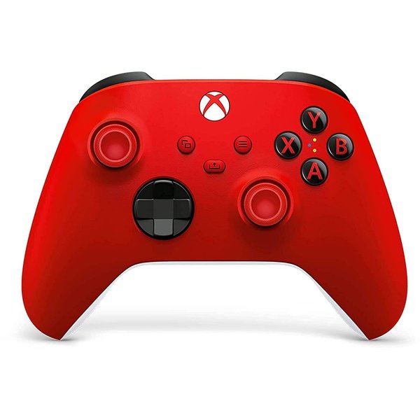 Microsoft Controller for Series X, Series S, Xbox One (Latest Model) - Pulse Red (Renewed)