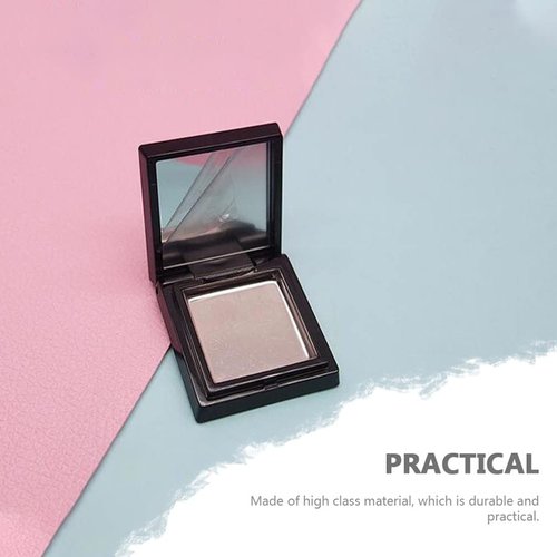 Beaupretty 1Set Empty Blusher Trays Square Magnetic Eyeshadow Lipstick Palette Make Up Pans Case Container Cosmetics Sub Package Holder for DIY Homemade