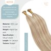 Ugeat I Tip Hair Extensions Human Hair Ash Blonde Itip Hair Extensions Short Hair Remy Human Hair Extensions I Tip 14 Inch 50s 40g