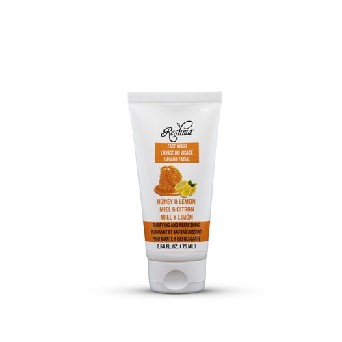 Reshma Beauty Travel Size Honey & Lemon Face Wash| Cleanser for All Skin Types & Dull Skin | Cleanser for Purifying and Deep Cleansing | Removes Make Up| TSA Approved | For Daily Use - Cruelty Free