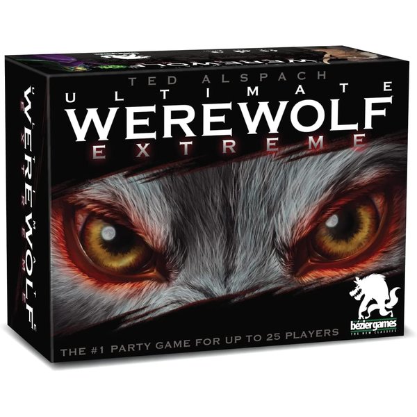 Bezier Games Ultimate Werewolf Extreme, Party Game for Teens and Adults, Social Deduction, Werewolf Game, Fast-Paced Gameplay, Hidden Roles & Bluffing