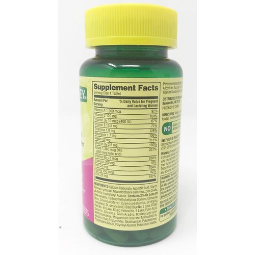 Spring Valley - Prenatal, Multivitamin, Multimineral, Twin Pack 200 Tablets Total
