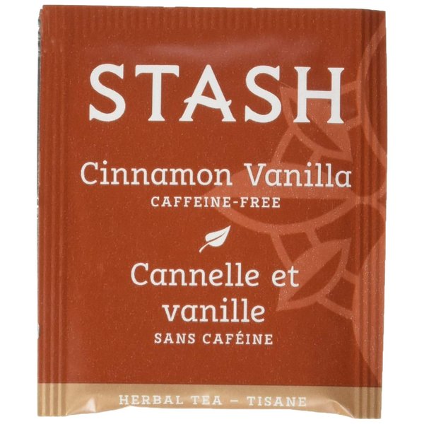 Stash Tea Cinnamon Vanilla Herbal Tea, Box of 100 Tea Bags