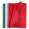MIAHART 60 Christmas Tissue Paper Sheets 50*35cm Christmas Wrapping Paper for DIY and Craft Gift Bags Decorations (Red, Green, and White)
