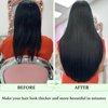 Clip In Hair Extensions Real Human Hair 18 Inch 120g 7Pcs Human Hair Extensions Clip Ins With 16 Clips Natural Black Soft Remy Human Hair Clip In Extensions