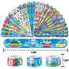 48 PCS Transportation Party Favors 24PCS Tattoos Stickers 24PCS Slap Bracelets Wristbands Perfect for Themed Birthday Baby Showers or Classroom Rewards Ideal Decor and Gifts for Girls and Boys