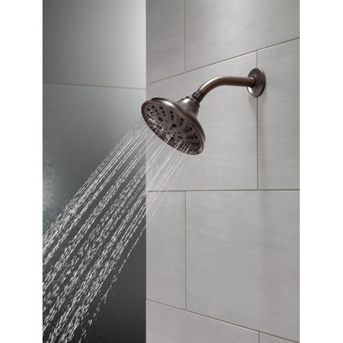 DELTA FAUCET -faucet 52669-RB H2Okinetic 5-Setting Raincan Shower head, Venetian Bronze