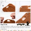 10 Pcs Fake Beards Costume Beard Old Man Mustache Costume for Kids Jesus Costume Beard Halloween Funny Beard Facial Hair Accessories with Adjustable Elastic Rope for Men Kids Party Cosplay