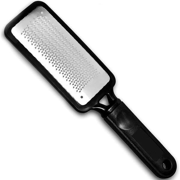 Angel Kiss Colossal Foot File Scraper Pedicure File - Premium Stainless Steel Foot Rasp, Dead Skin Callus Remover for Feet, Gentle Foot Scrubber, Pedicure Tools for Salon-Quality Foot Care - Black