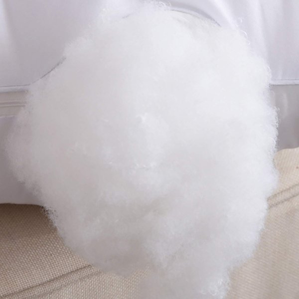 COSNIGHT 2.2 LB / 35.3 Ounce Premium Polyester Fiber Fill for Re-Stuffing Pillows, Quilts, Paddings, Pouf, Stuff Toys,Fiberfill, Stuffing, Machine Washable，White