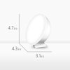 AMZCOOL Happy Natural Light Therapy Lamp Simulated Sunlight Full Spectrum LED Lamp UV-Free 10000 Lux Bright Light Box Portable