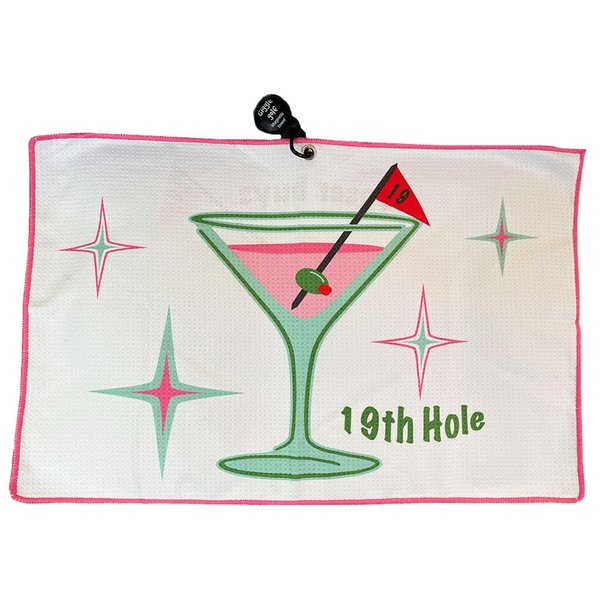 Giggle Golf 19th Hole Magnetic Golf Towel | Mircofiber Material with Waffle Pattern