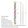 DekRion Eyeliner Pencil, Waterproof Eyeliner Long-lasting, White Eyeliner, High-Pigmented Colorful Eyeliners Easy To Use Eyeliner Pen for Women, White