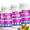 BIO VITALICA (3 Pack) Quercetin Gummies by BioVitalica - Quercetin with Bromelain Vitamin C and Zinc & Elderberry + Vitamin D3-5 in 1 Immune Support - Zinc Quercetin 750 mg for Kids and Adults