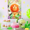 Pin The Crown on The Lion Game Birthday Party Supplies Party Games for Kids Boys Girls for Jungle Theme Birthday Party Favors Decorations Wall Home Room Decorations
