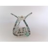 Blue brown frosted white clear rectangle pearl marbled hair claw clip